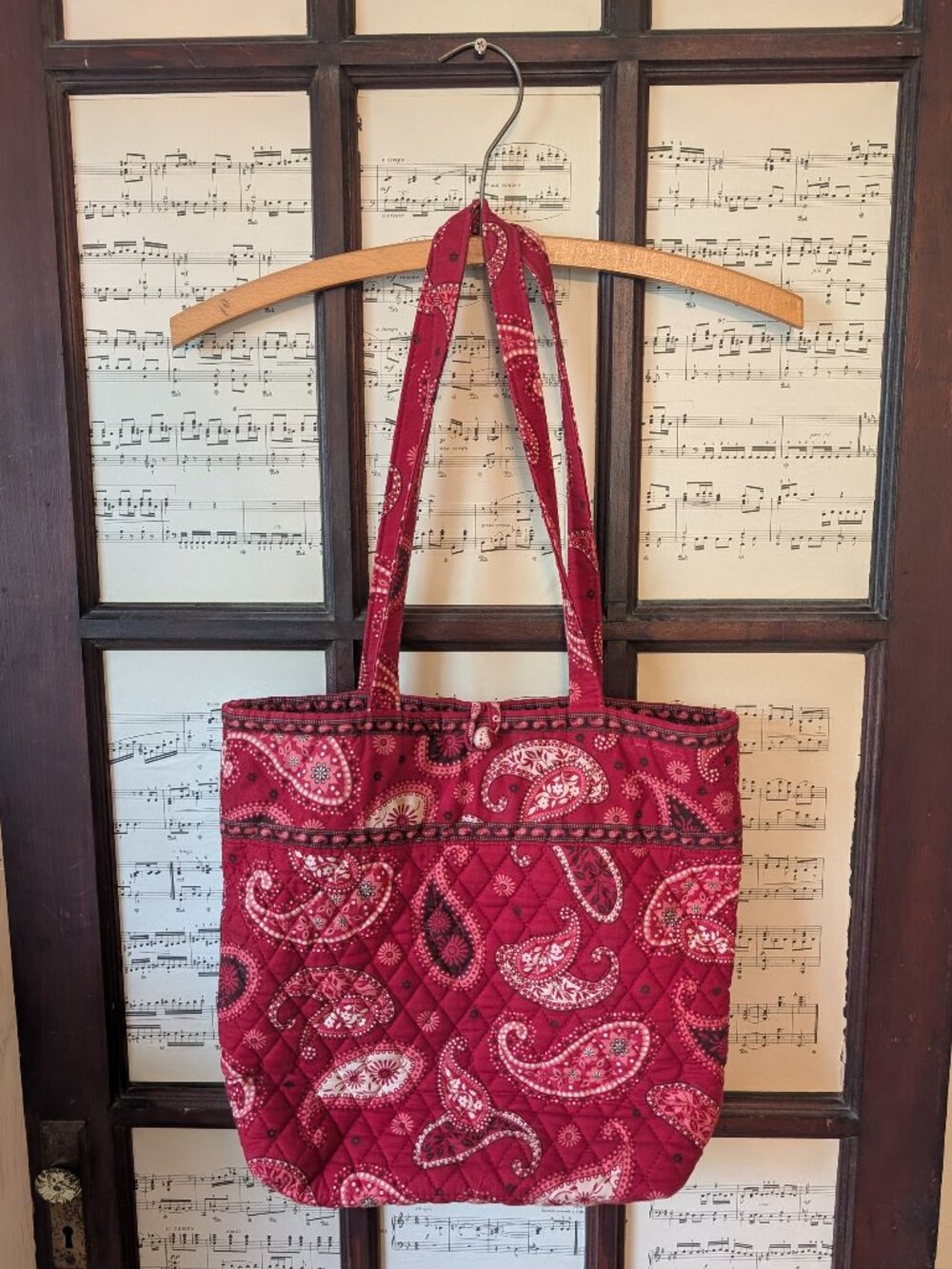 Mesa Red Paisley Tote